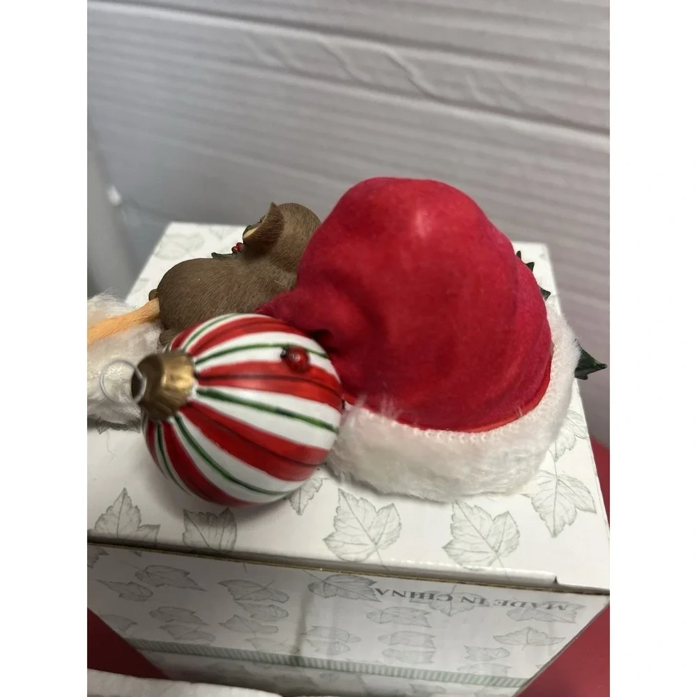 Charming‎ Tails The Nap Before Christmas Fitz and Floyd 87/155 mouse Sleeping